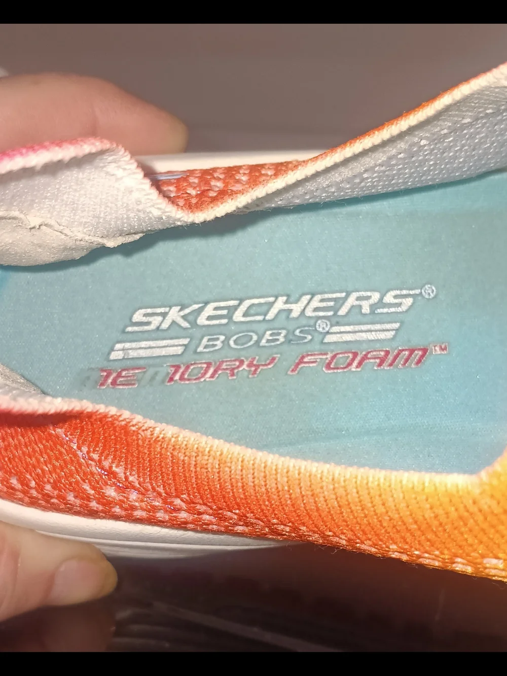 Skechers Kids Rainbow Gradient Lace-Up Sneakers - Blue/Green/Yellow/Orange/Pink